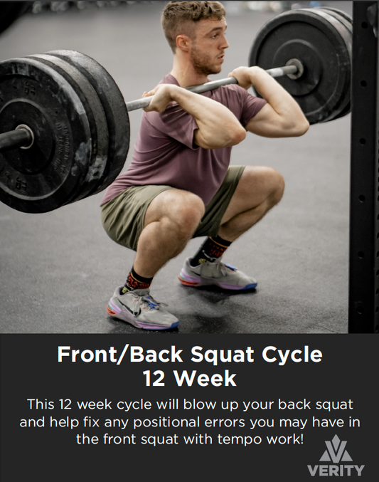 12 Week Front/Back Squat Cycle